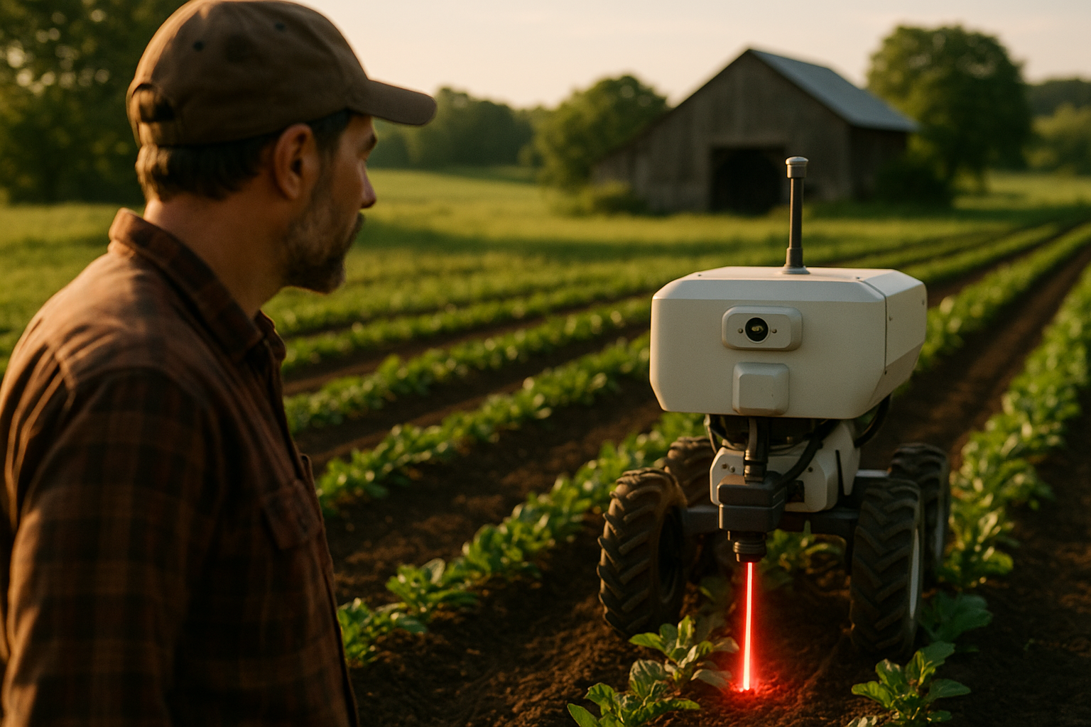Farmers Gain Precision with Carbon Robotics' AI-Powered Laser Weeding Technology